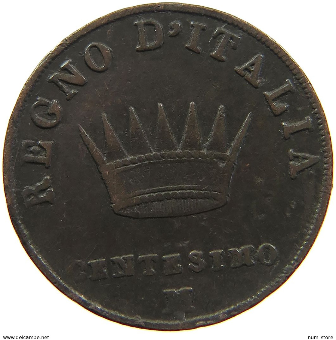 ITALY STATES CENTESIMO 1811 M/V NAPOLEON I. #s081 0593 - Napoleonic
