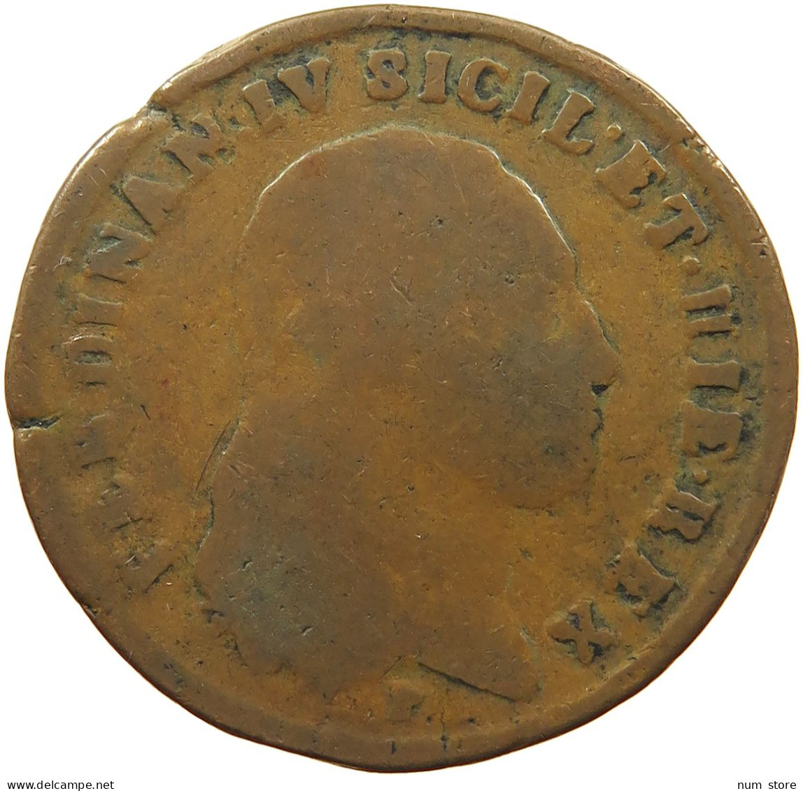 ITALY STATES 6 TORNESI 1800 NAPLES AND SICILY #s082 0033 - Neapel & Sizilien