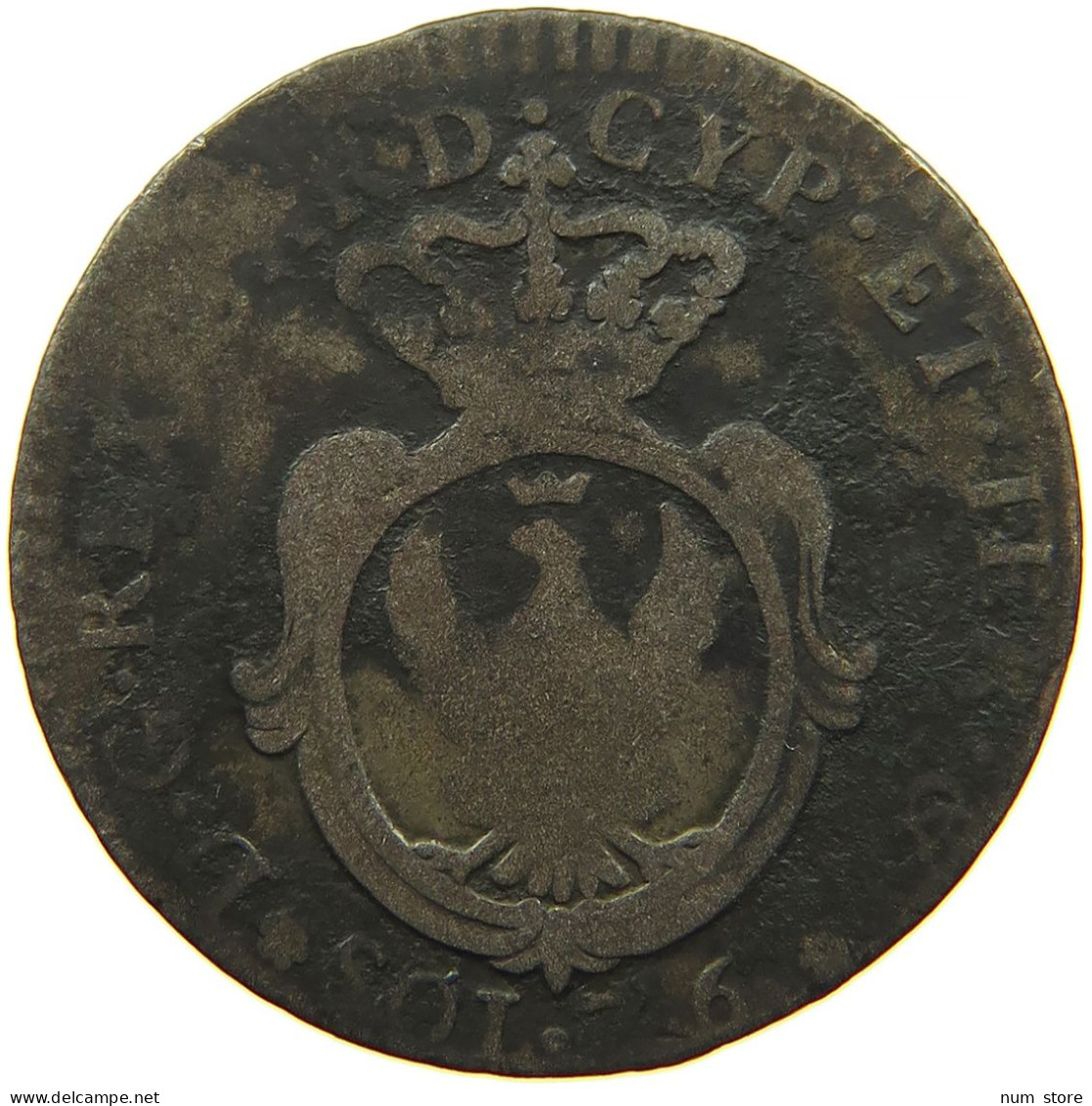 ITALY STATES 6 SOLDI 1800 SARDINIA #s086 0091 - Italian Piedmont-Sardinia-Savoie