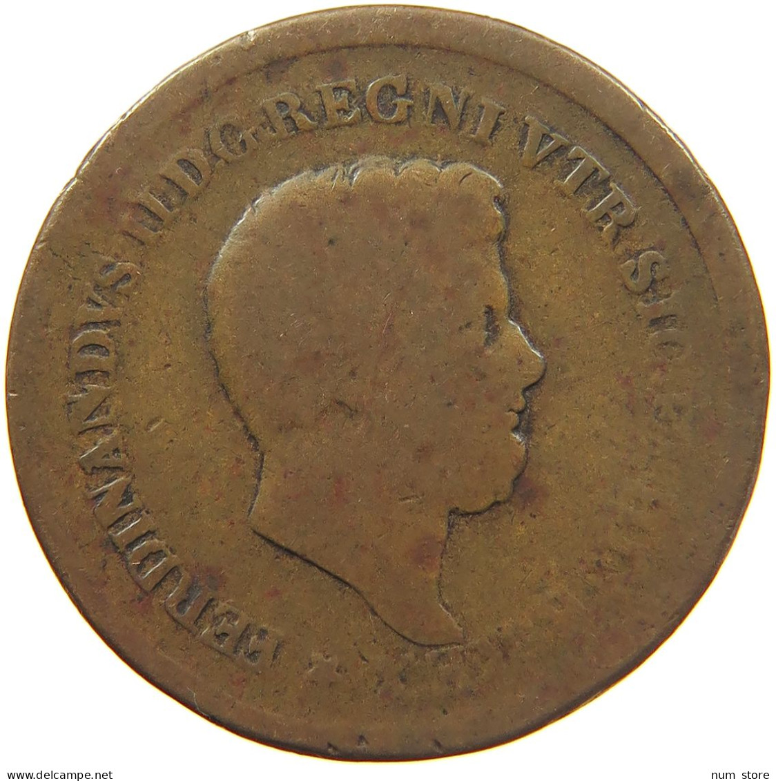 ITALY STATES 3 TORNESI Ferdinando II Di Borbone (1830-1859) #s081 0709 - Napoli & Sicilia