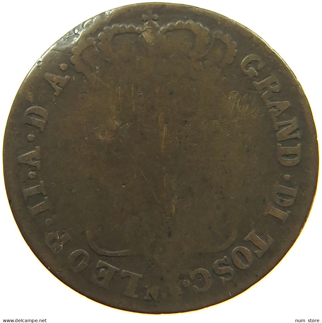 ITALY STATES 3 QUATTRINI 1840 TUSCANY #s081 0677 - Toscana