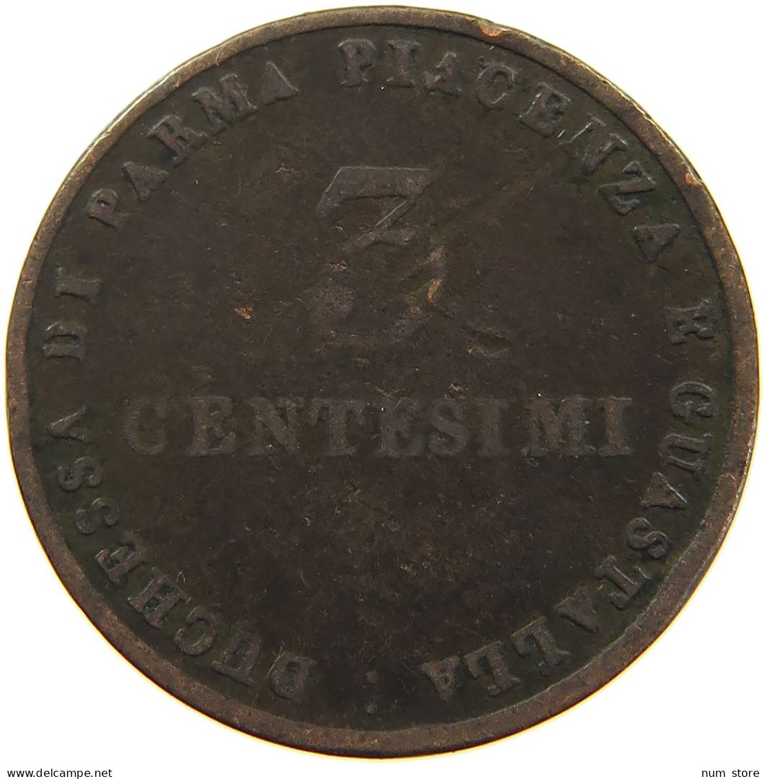 ITALY STATES 3 CENTESIMI 1830 PARMA #s083 0087 - Parma