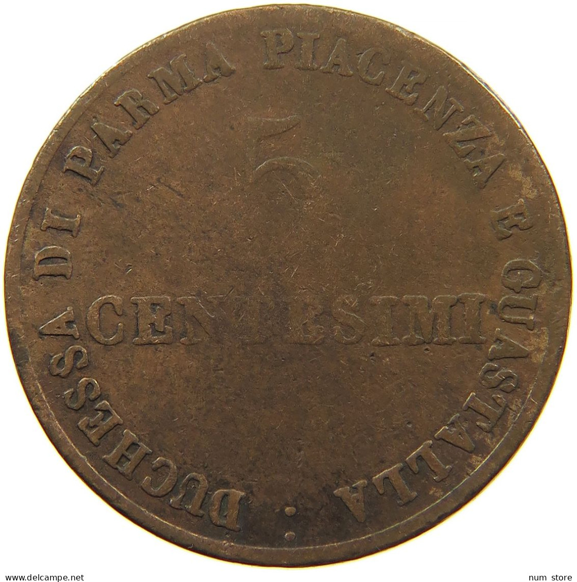 ITALY STATES 3 CENTESIMI 1830 PARMA #s085 0275 - Parme