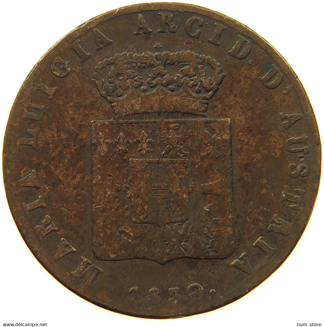 ITALY STATES 3 CENTESIMI 1830 PARMA #s085 0275 - Parma