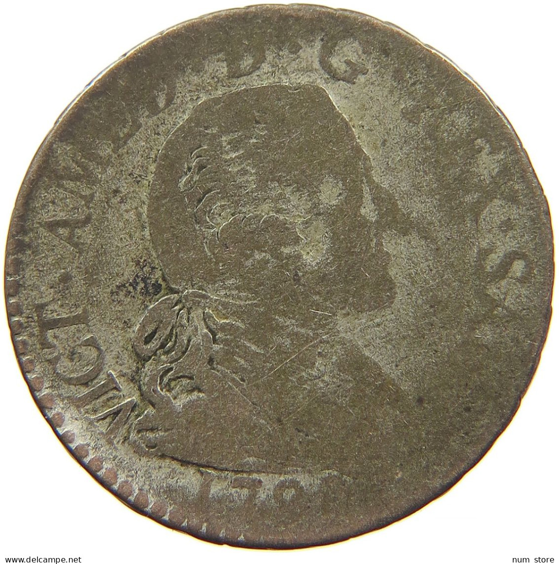 ITALY STATES 20 SOLDI 1795 SARDINIA SAVOY Vittorio Amadeo III., 1773-1796. #s086 0021 - Piamonte-Sardaigne-Savoie Italiana