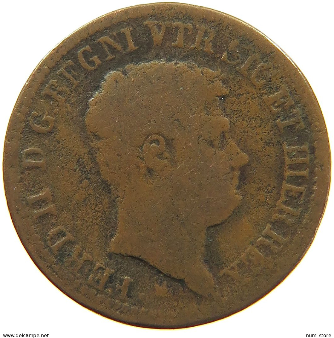 ITALY STATES 2 TORNESE 1835 TWO SICILIES #s081 0585 - Due Sicilie