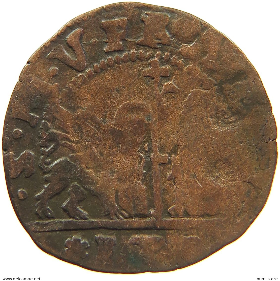 ITALY STATES 12 BAGATTINI FRANCESCO ERIZZO 1631-1646 VENICE VENEZIA #s081 0647 - Venice