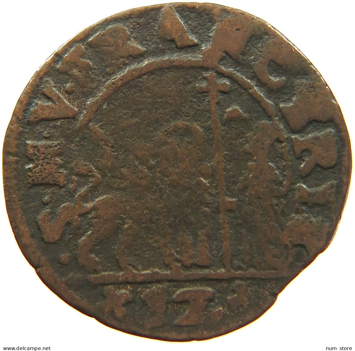 ITALY STATES 12 BAGATTINI FRANCESCO ERIZZO 1631-1646 VENICE VENEZIA #s081 0655 - Venecia