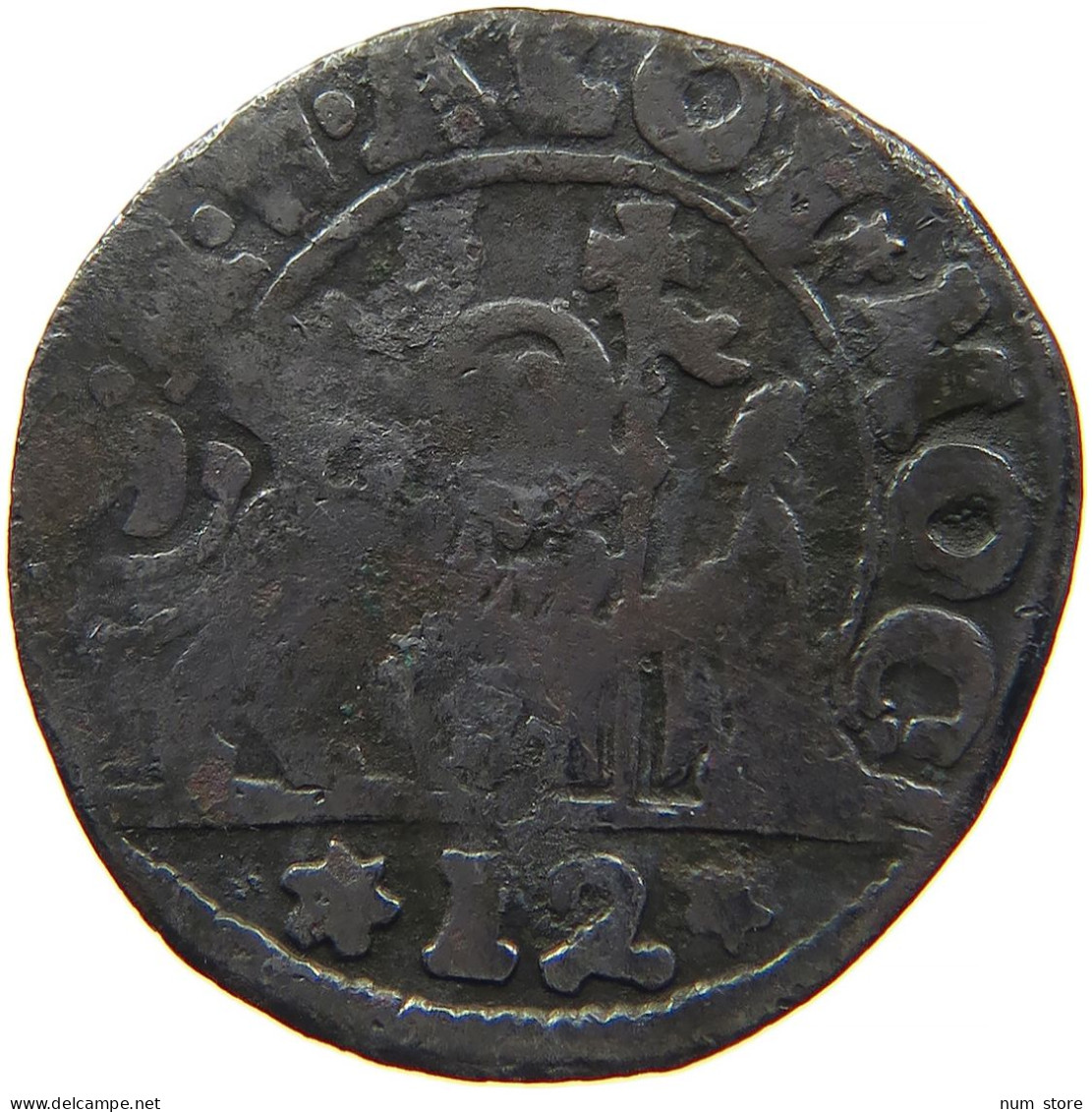 ITALY STATES 12 BAGATTINI ALVISE MOCENIGO 1700-1709 VENICE VENZEIA #s084 0493 - Venezia