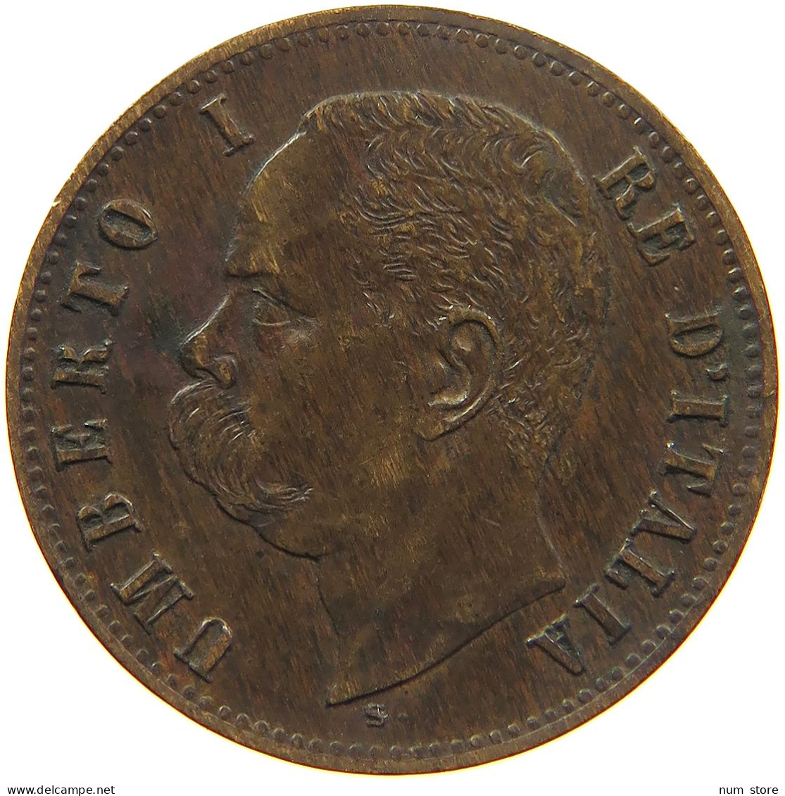 ITALY 2 CENTESIMI 1897 R #s081 0617 - 1878-1900 : Umberto I