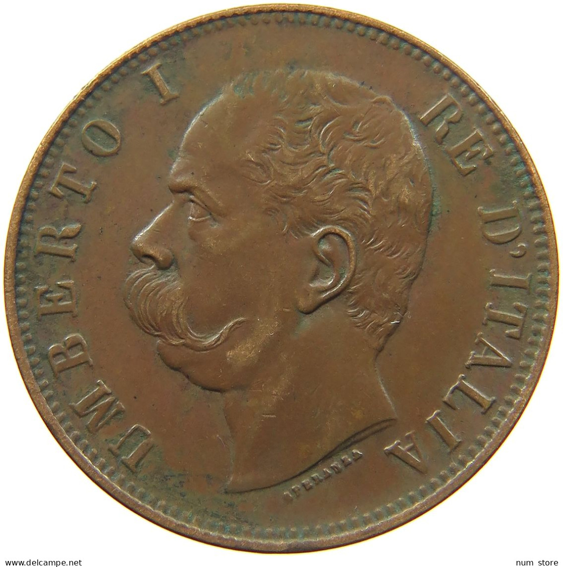 ITALY 10 CENTESIMI 1893 R #s082 0029 - 1878-1900 : Umberto I.