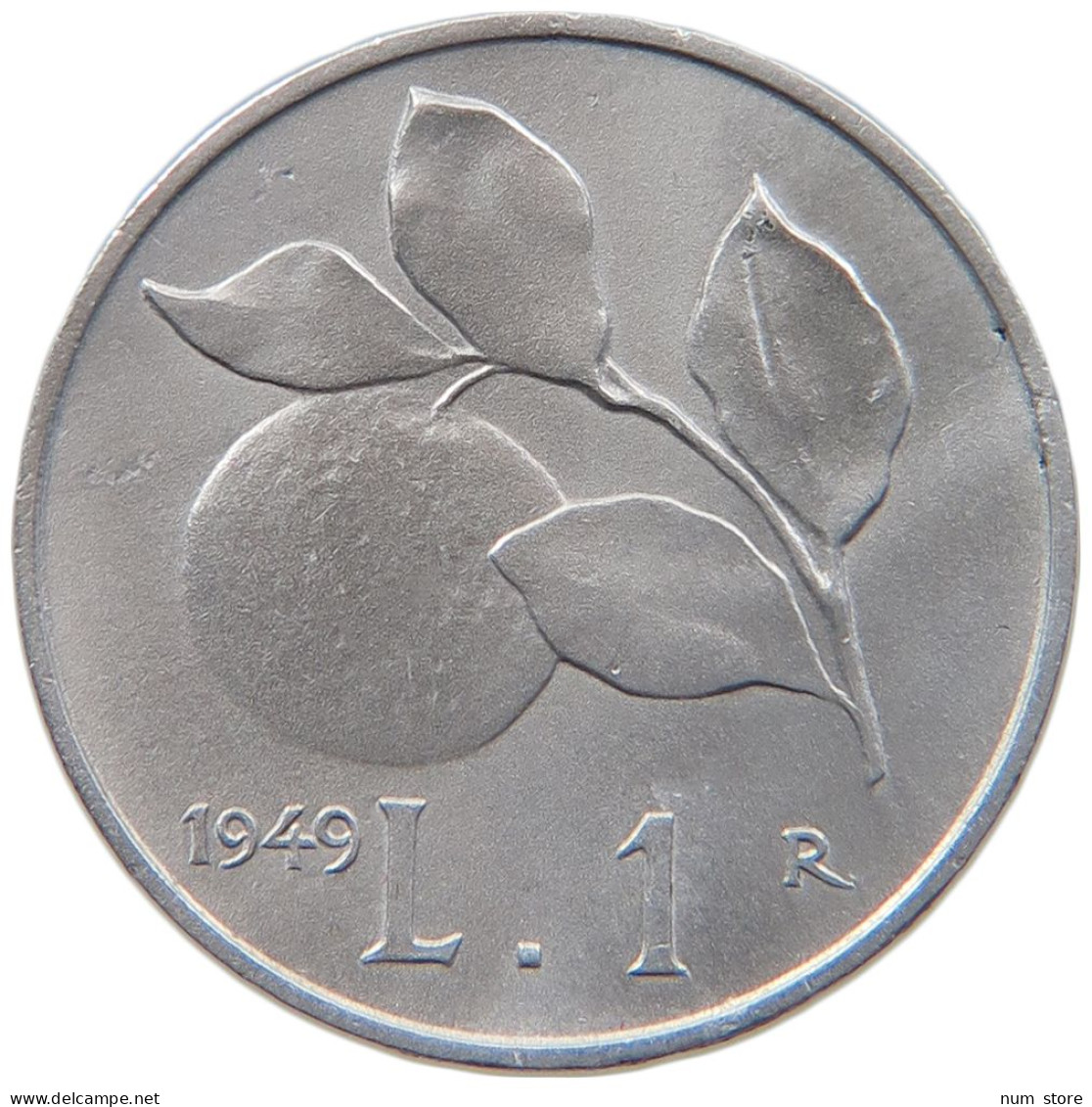 ITALY 1 LIRA 1949 #s081 0287 - 1 Lire