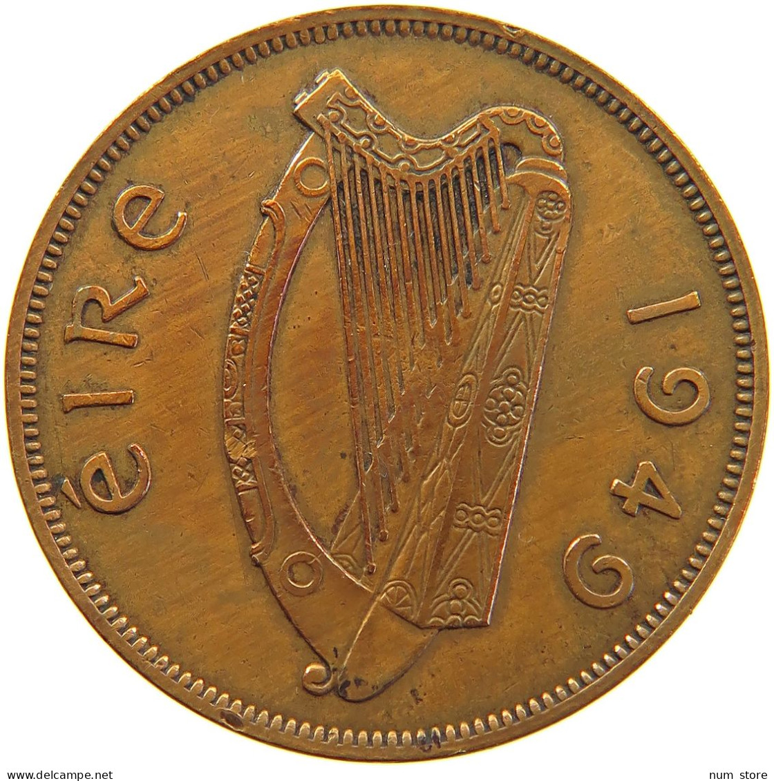IRELAND PENNY 1949 #s085 0095 - Ireland