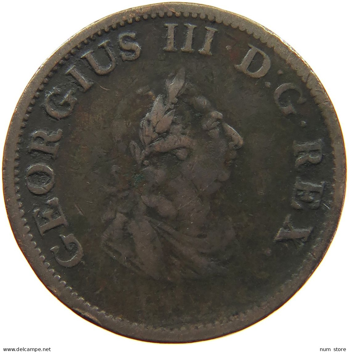 IRELAND HALFPENNY 1805 #s085 0201 - Irlande