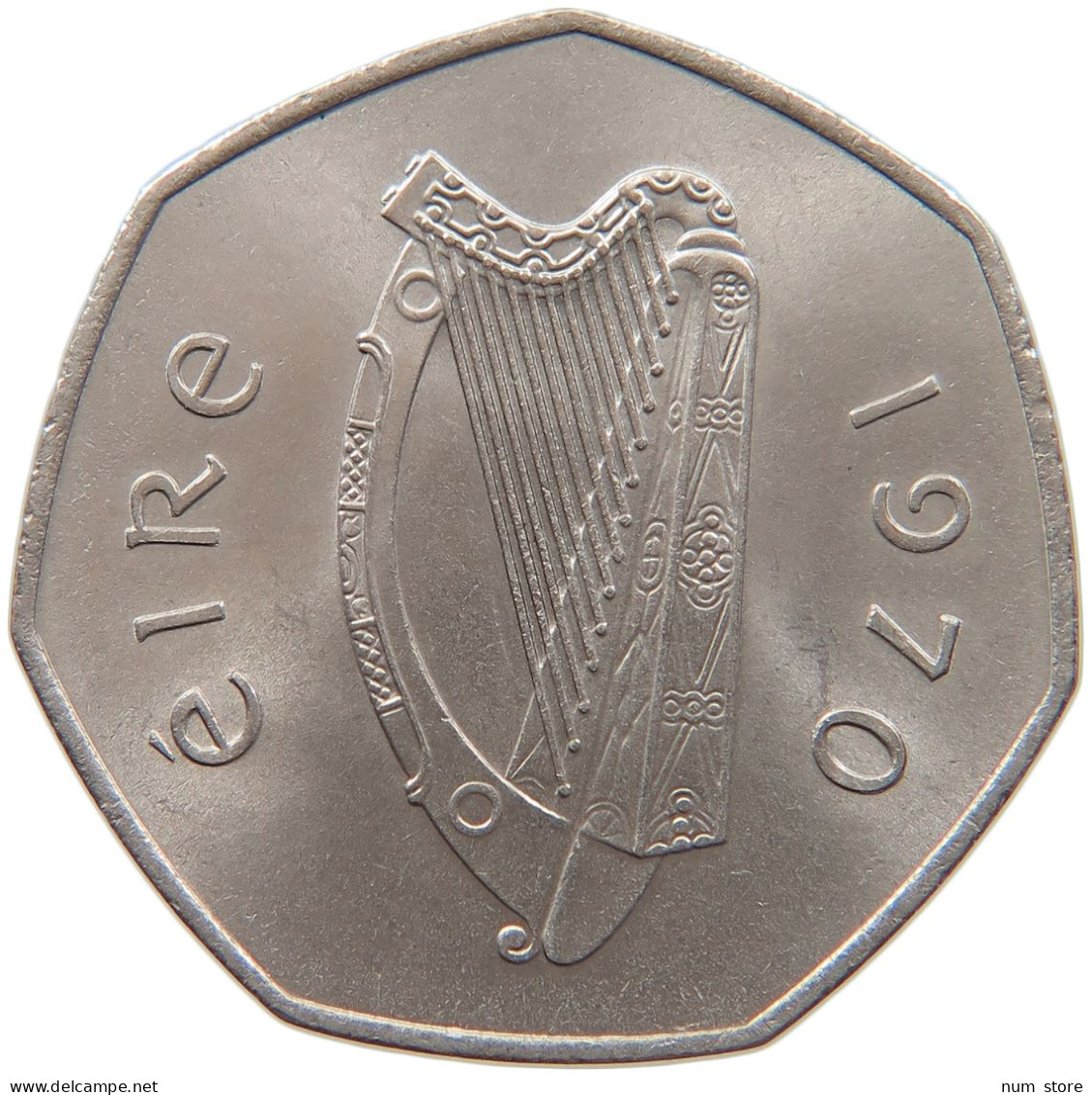 IRELAND 50 PENCE 1970 #s086 0353 - Ireland