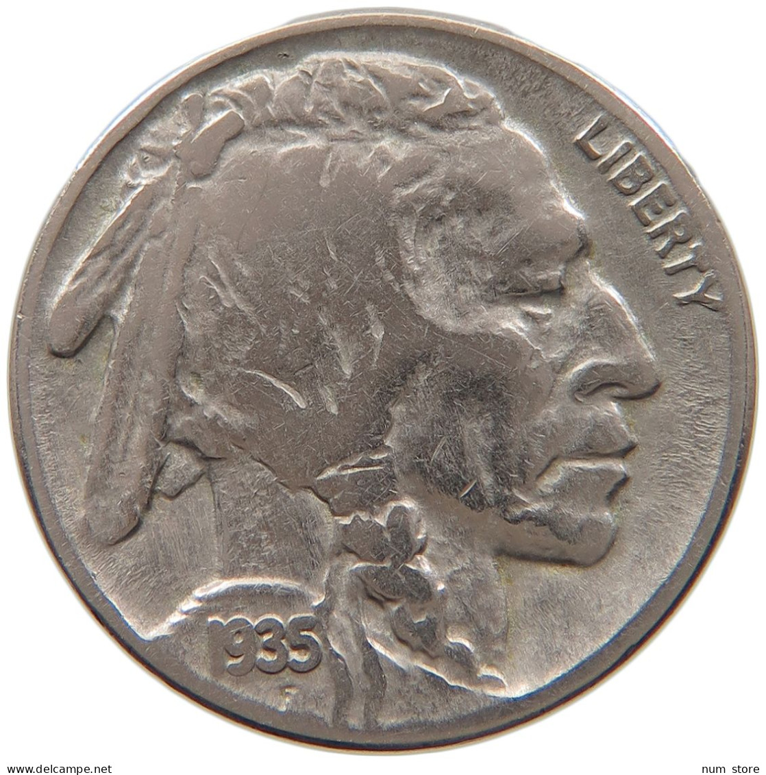 UNITED STATES OF AMERICA NICKEL 1935 BUFFALO #s087 0399 - 1913-1938: Buffalo