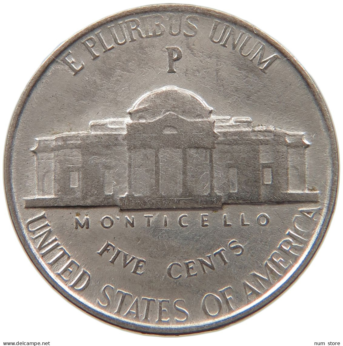 UNITED STATES OF AMERICA NICKEL 1943 P #s087 0523 - 1938-…: Jefferson