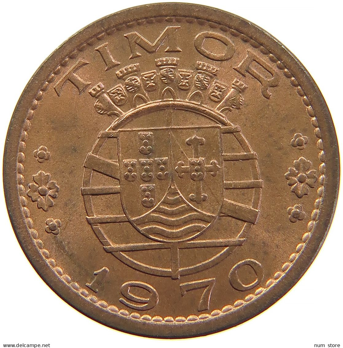 TIMOR 50 CENTAVOS 1970 #s083 0439 - Timor