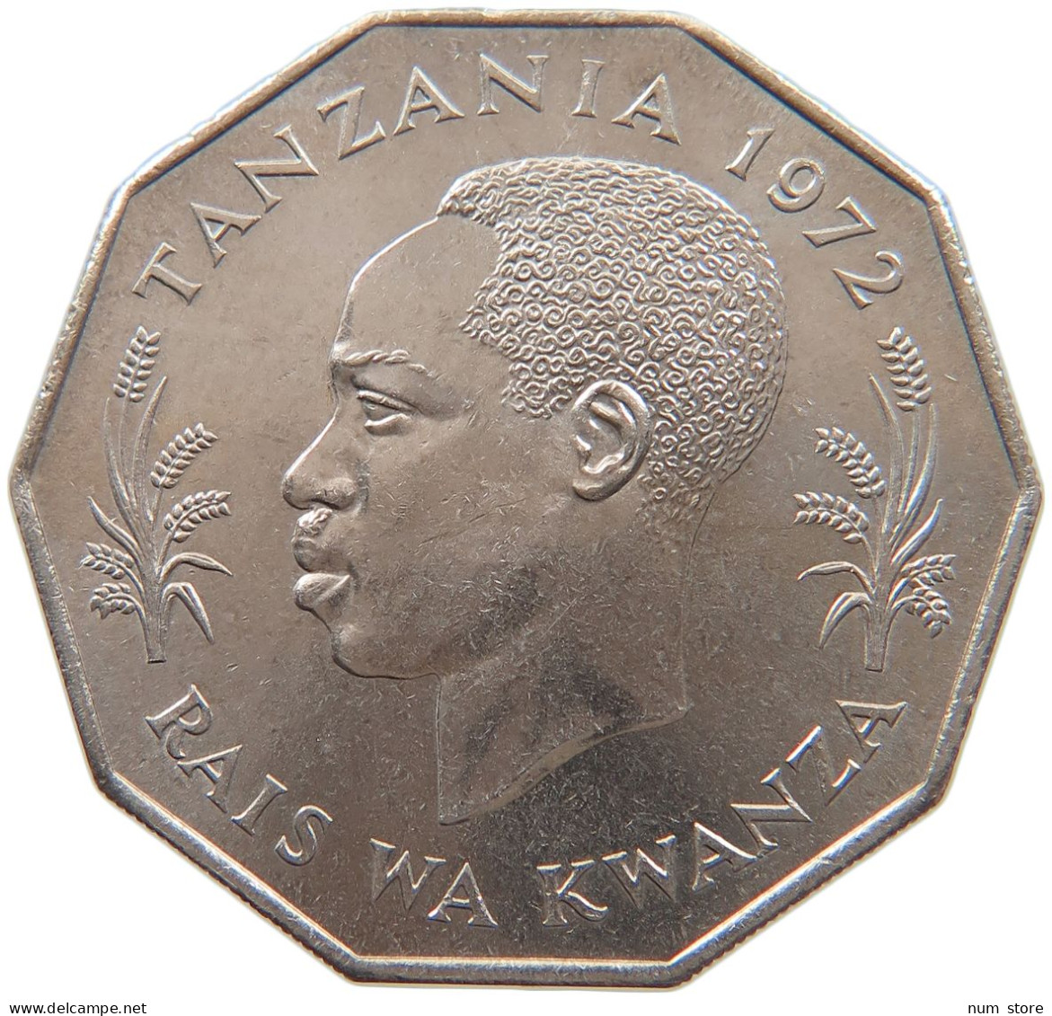TANZANIA 5 SHILLINGI 1972 #s086 0297 - Tansania