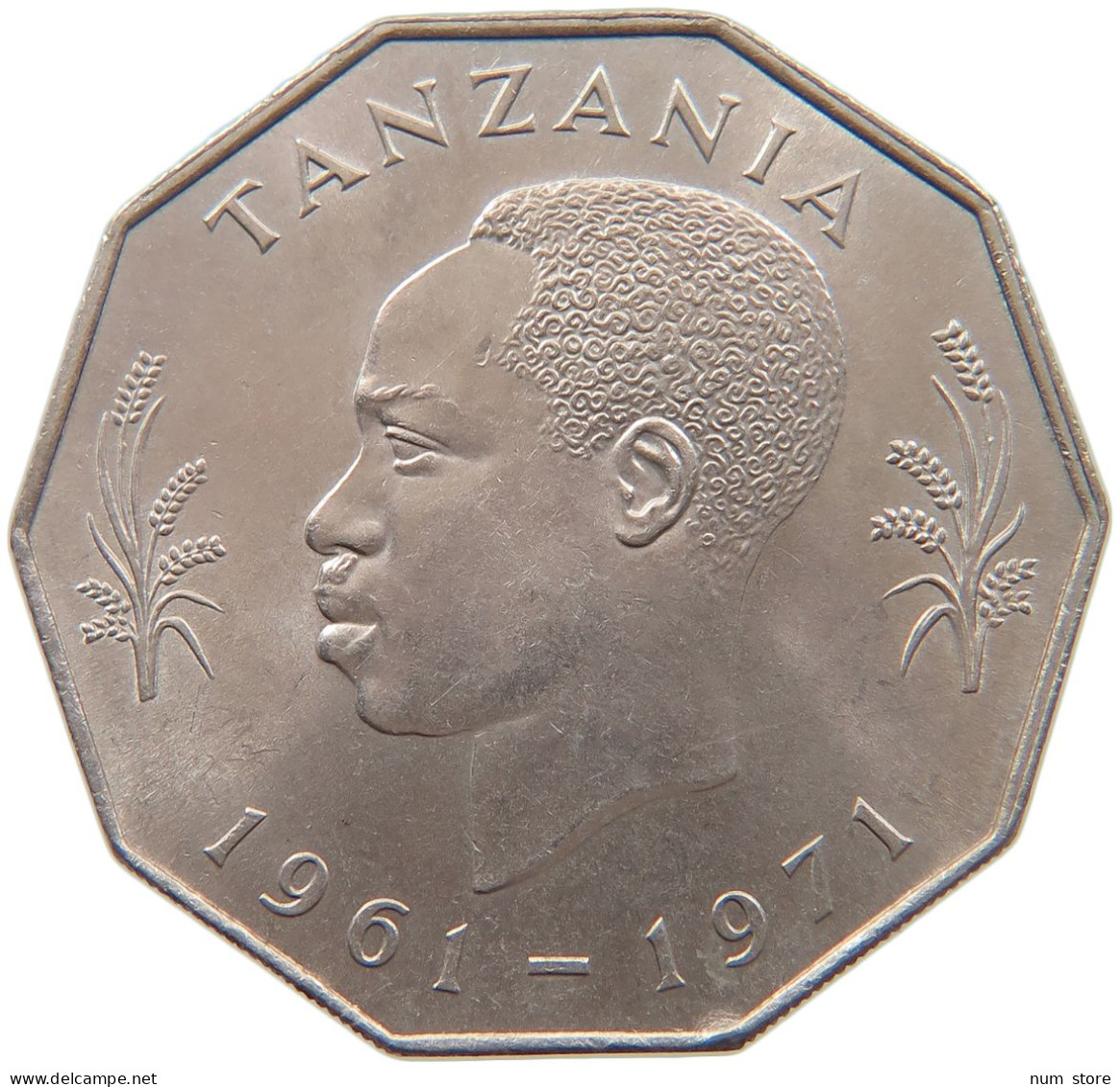 TANZANIA 5 SHILLINGI 1971 #s086 0295 - Tanzanie