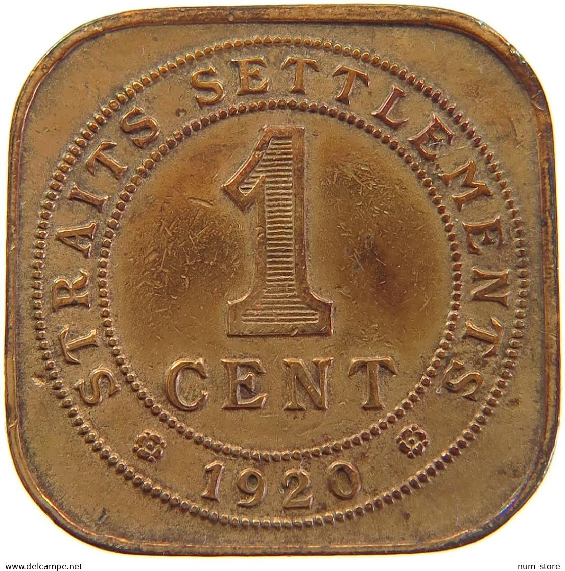 STRAITS SETTLEMENTS 1 CENT 1920 #s083 0101 - Kolonies