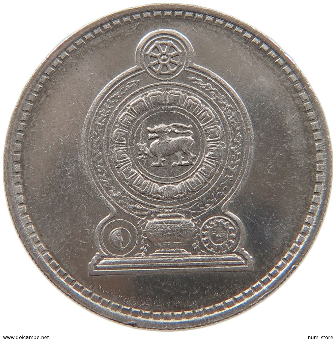 SRI LANKA 50 CENTS 1972 #s087 0317 - Sri Lanka