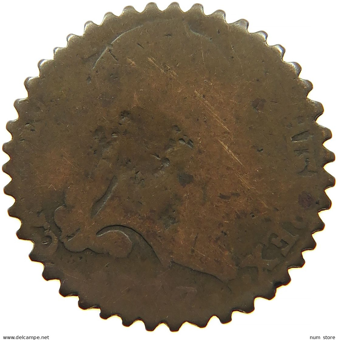 SPAIN 4 MARAVEDIS 1777 TOOLED EDGE #s086 0191 - Premières Frappes