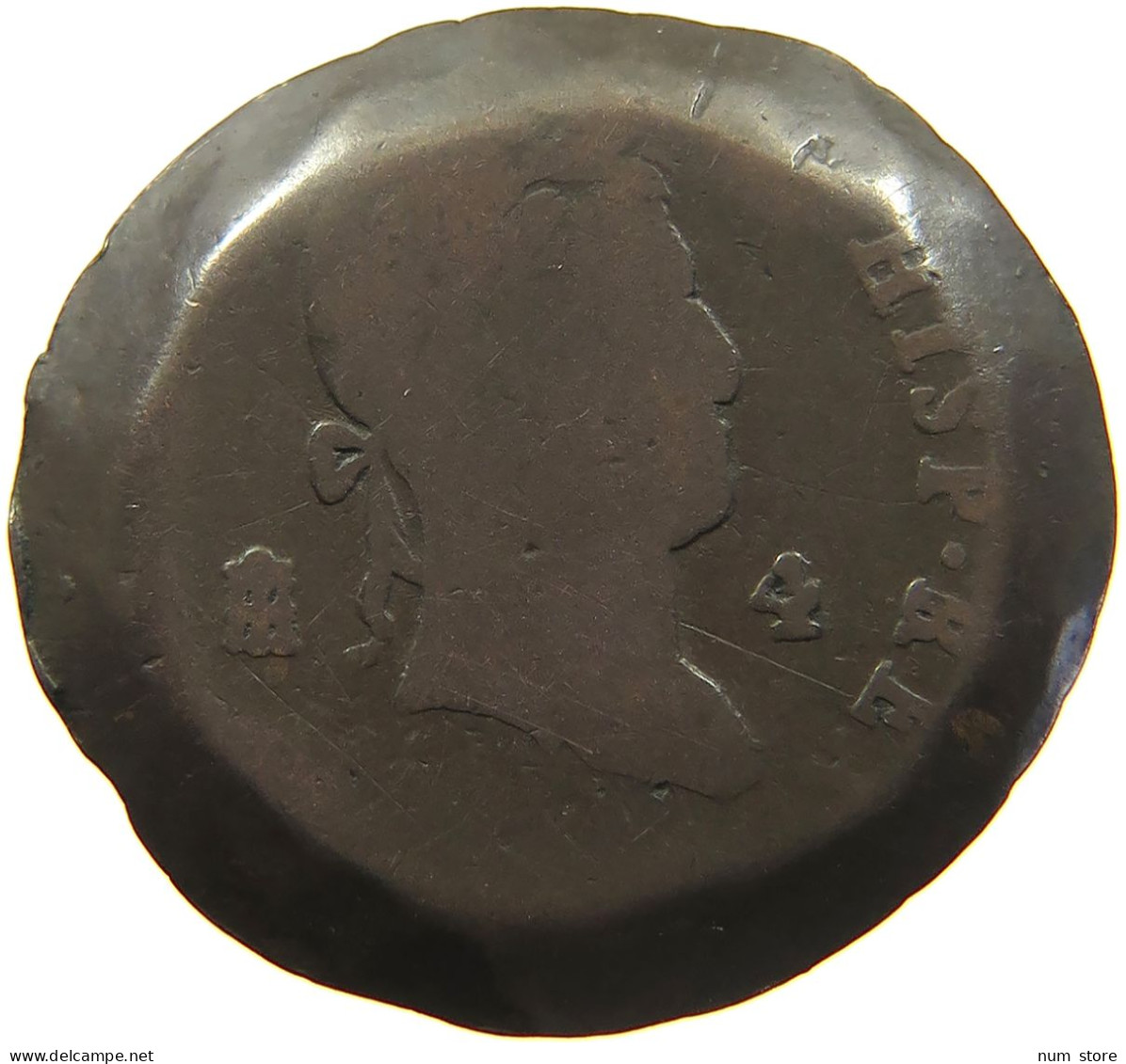 SPAIN 4 MARAVEDIS FERNANDO VII. #s082 0253 - First Minting