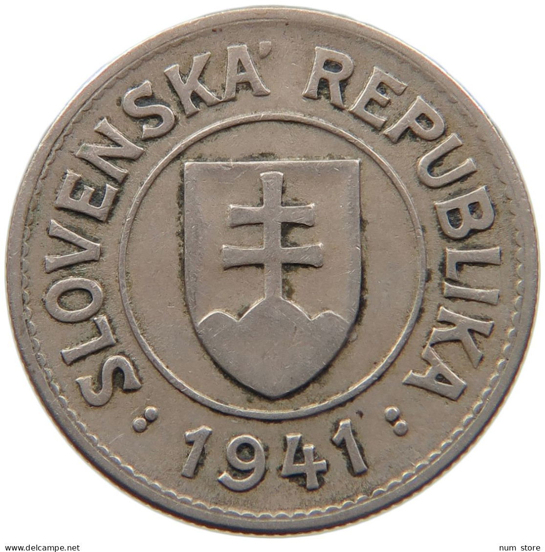 SLOVAKIA KORUNA 1941 #s087 0459 - Slowakei