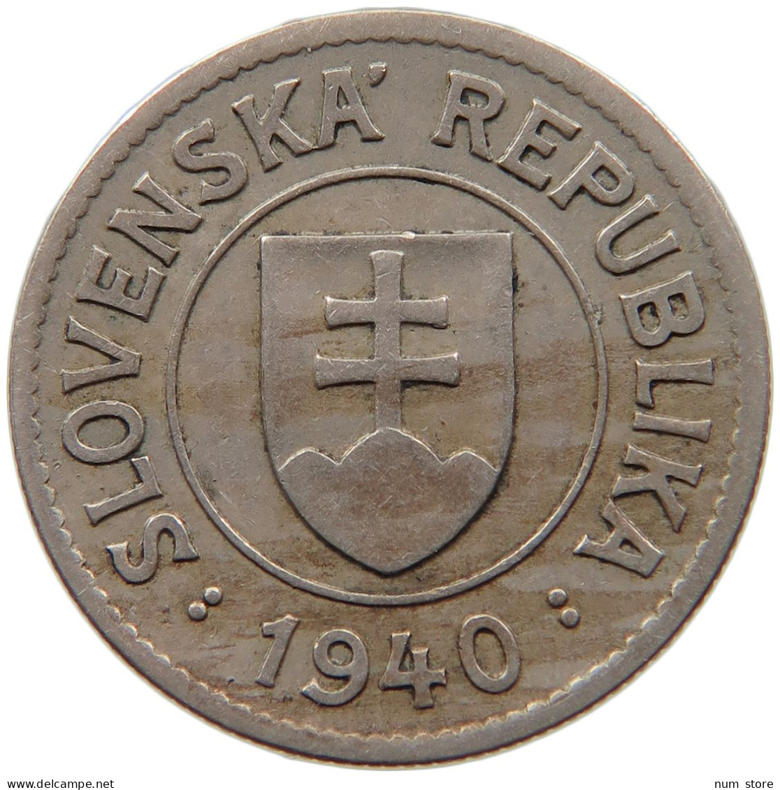 SLOVAKIA KORUNA 1940 #s087 0457 - Slovakia