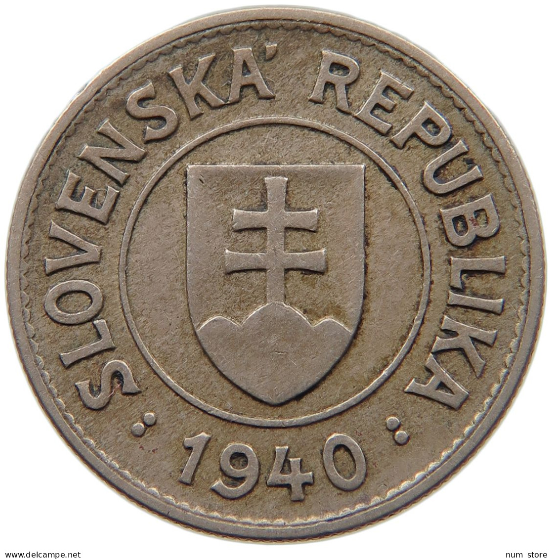 SLOVAKIA KORUNA 1940 #s087 0575 - Slowakei