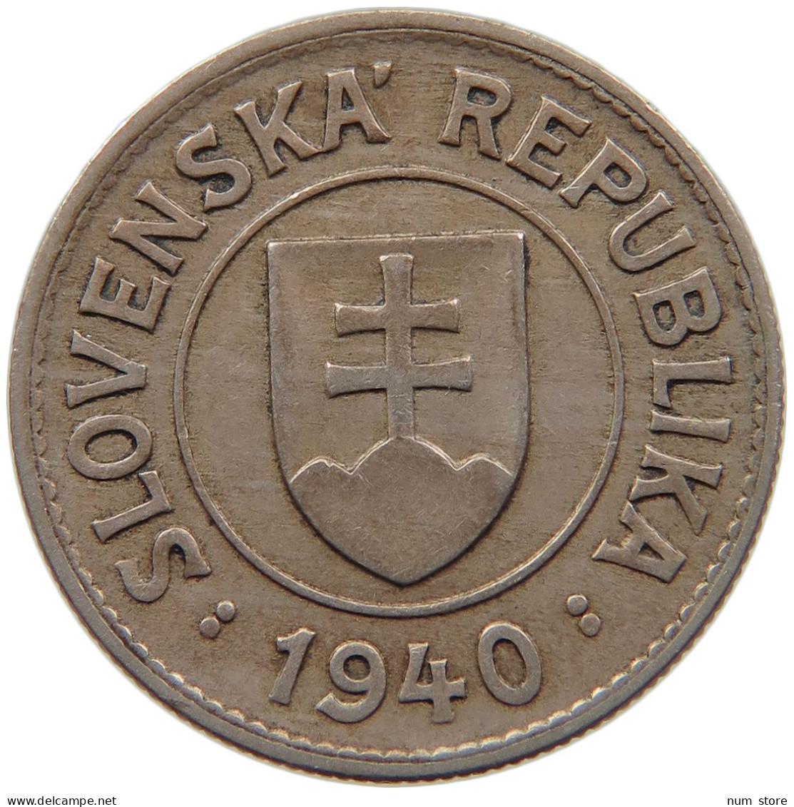 SLOVAKIA KORUNA 1940 #s087 0455 - Slovakia