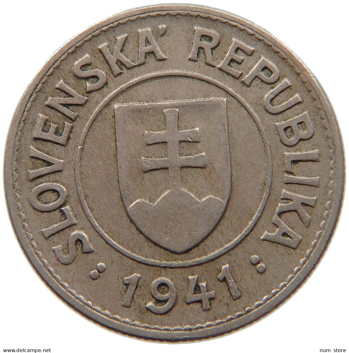 SLOVAKIA KORUNA 1941 #s087 0453 - Slovakia