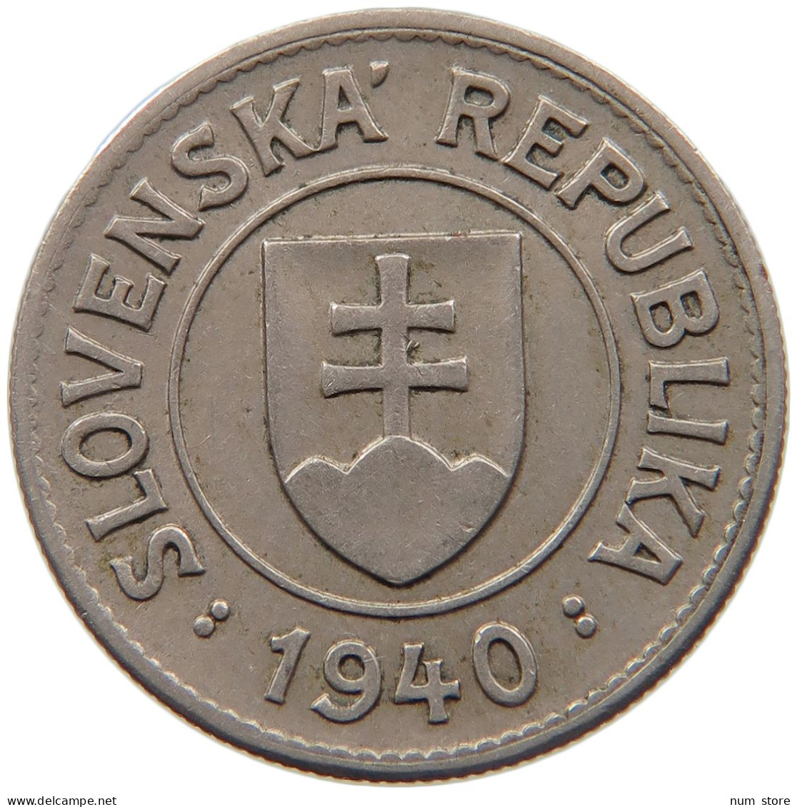 SLOVAKIA KORUNA 1940 #s087 0461 - Slowakei