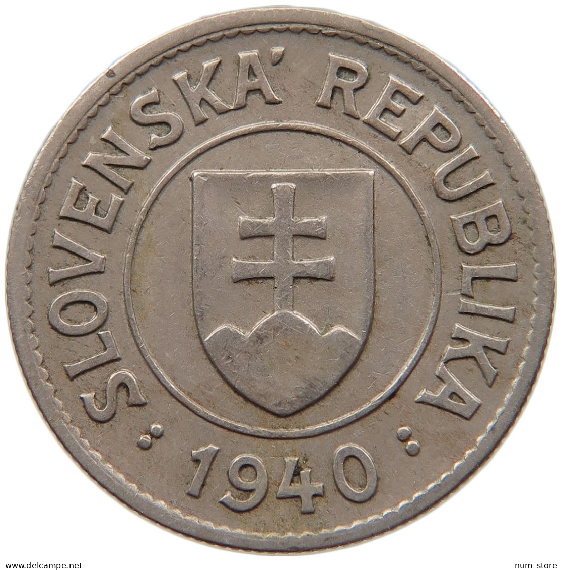 SLOVAKIA KORUNA 1940 #s087 0451 - Slowakei