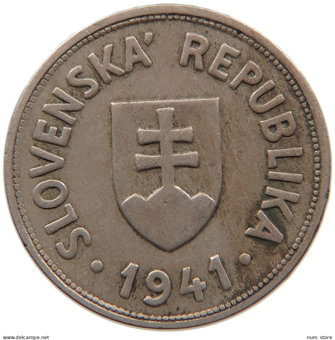 SLOVAKIA 50 HALIEROV 1941 #s087 0201 - Slovaquie