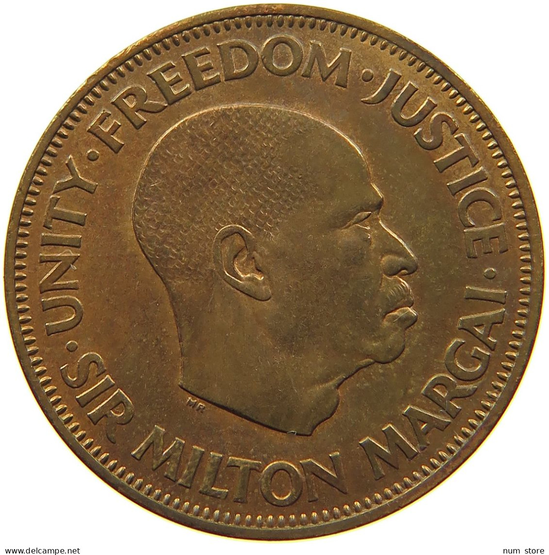 SIERRA LEONE 1 CENT 1964 #s086 0125 - Sierra Leone