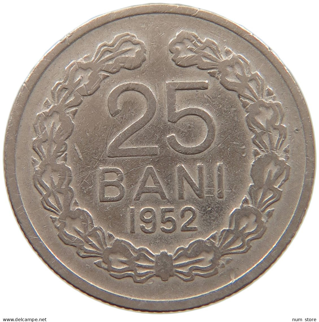 ROMANIA 25 BANI 1952 #s087 0331 - Roumanie