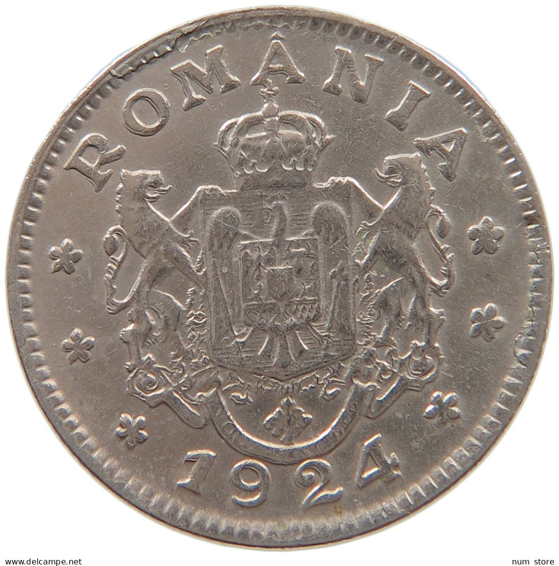 ROMANIA 1 LEU 1924 #s087 0313 - Roumanie