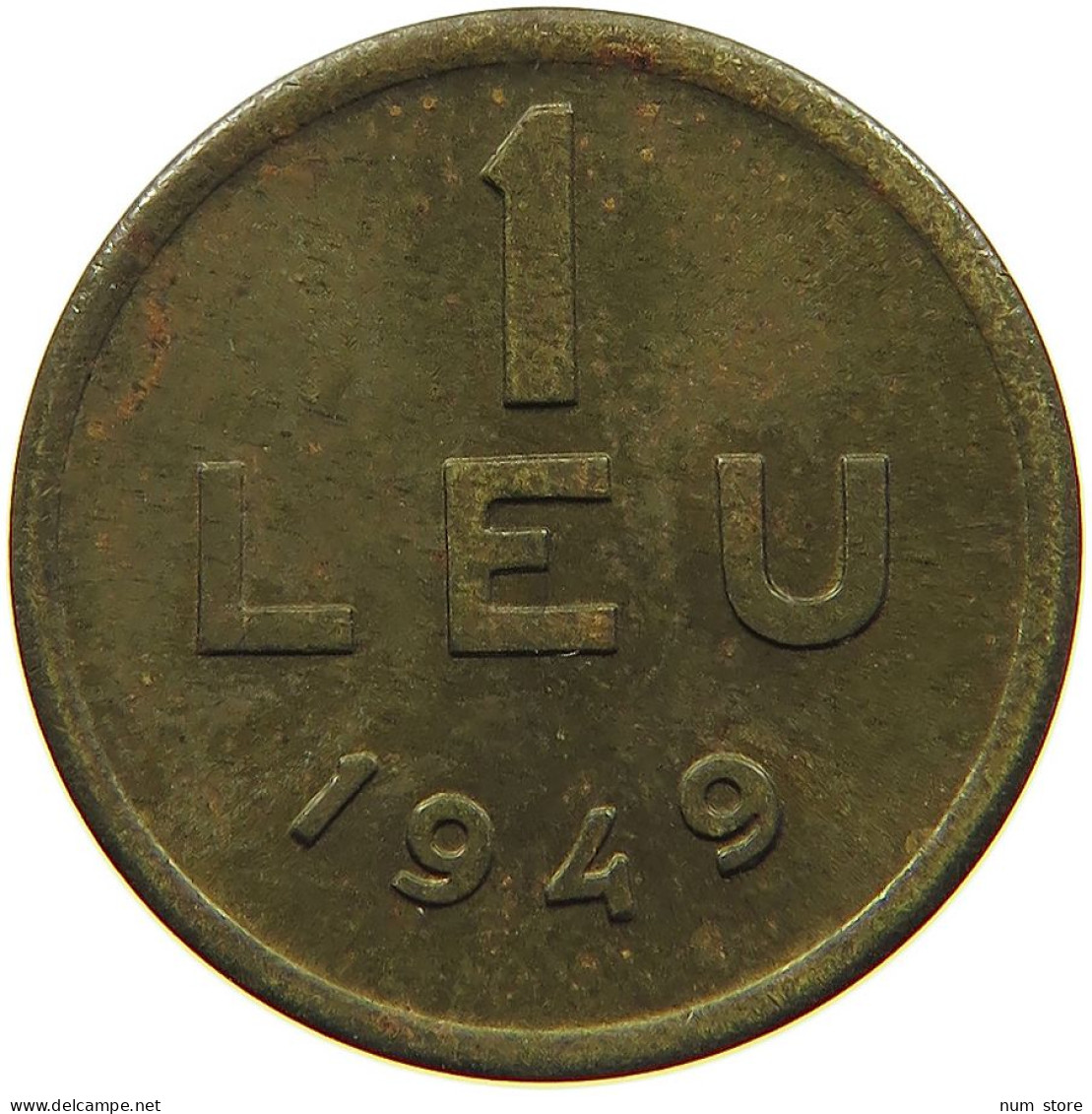 ROMANIA 1 LEU 1949 #s088 0443 - Roumanie