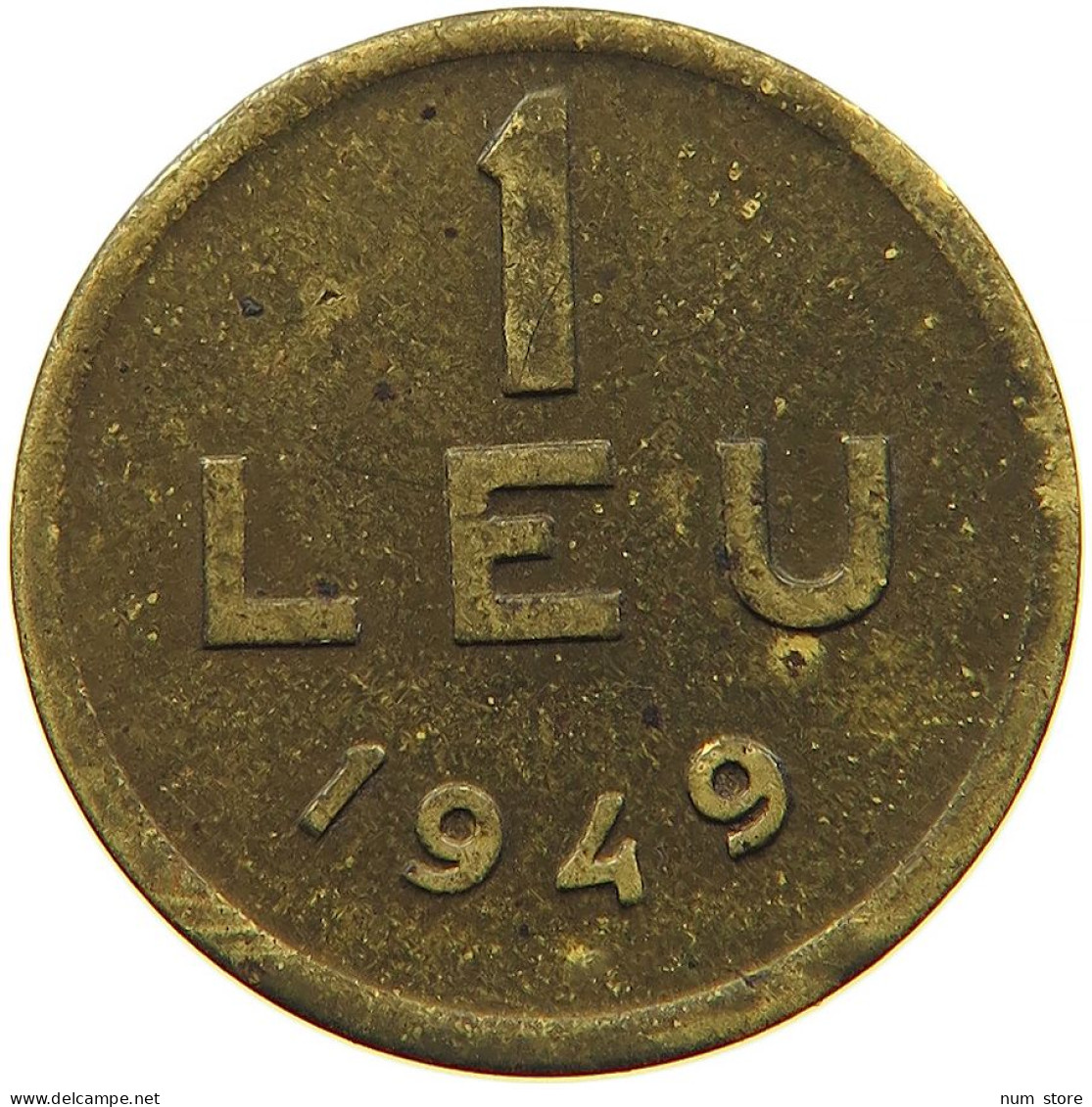 ROMANIA 1 LEU 1949 #s088 0441 - Roumanie