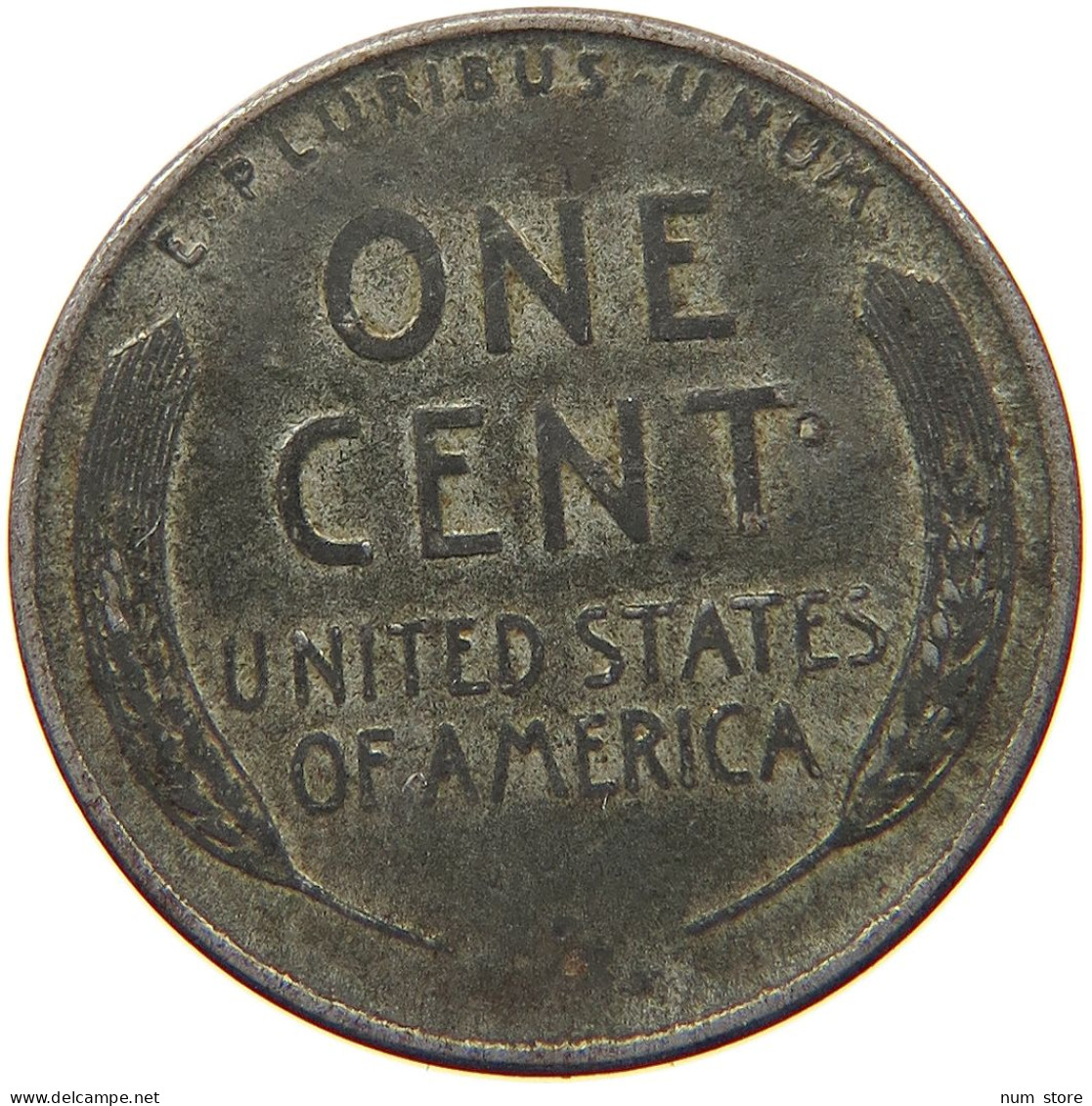 UNITED STATES OF AMERICA CENT 1943 P #s088 0231 - 1909-1958: Lincoln, Wheat Ears Reverse