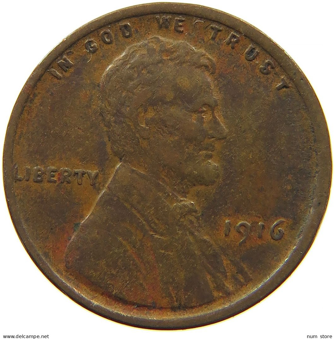 UNITED STATES OF AMERICA CENT 1916 LINCOLN #s083 0559 - 1909-1958: Lincoln, Wheat Ears Reverse