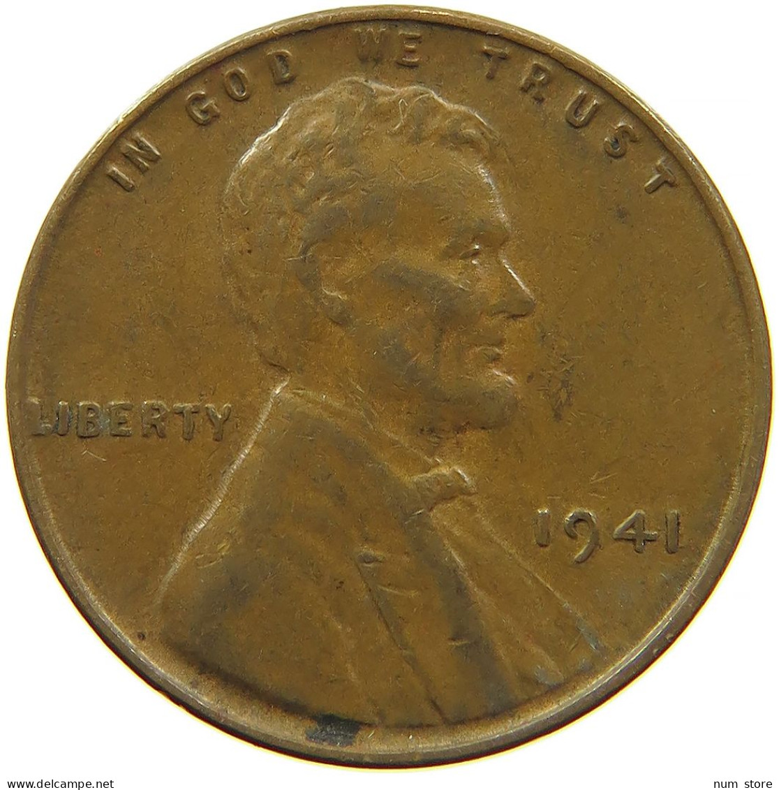 UNITED STATES OF AMERICA CENT 1941 LINCOLN #s083 0557 - 1909-1958: Lincoln, Wheat Ears Reverse