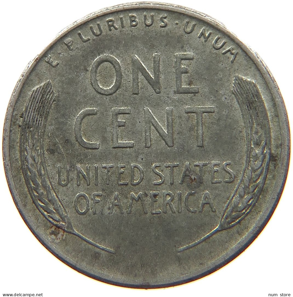 UNITED STATES OF AMERICA CENT 1943 D #s088 0229 - 1909-1958: Lincoln, Wheat Ears Reverse