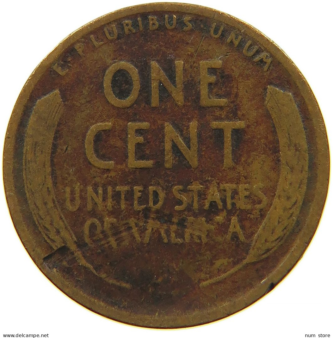 UNITED STATES OF AMERICA CENT 1917 LINCOLN #s083 0551 - 1909-1958: Lincoln, Wheat Ears Reverse