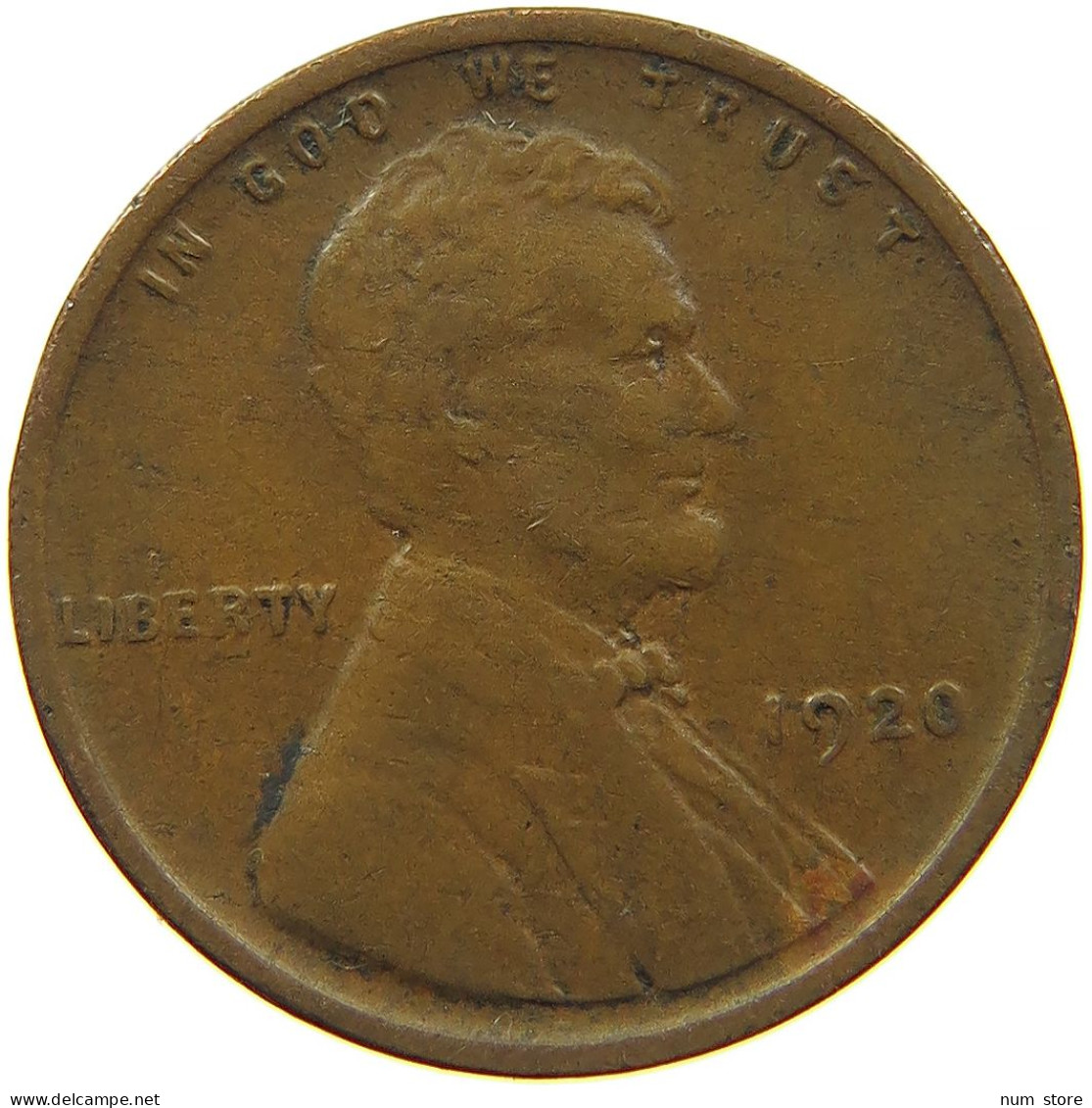 UNITED STATES OF AMERICA CENT 1920 LINCOLN #s083 0563 - 1909-1958: Lincoln, Wheat Ears Reverse