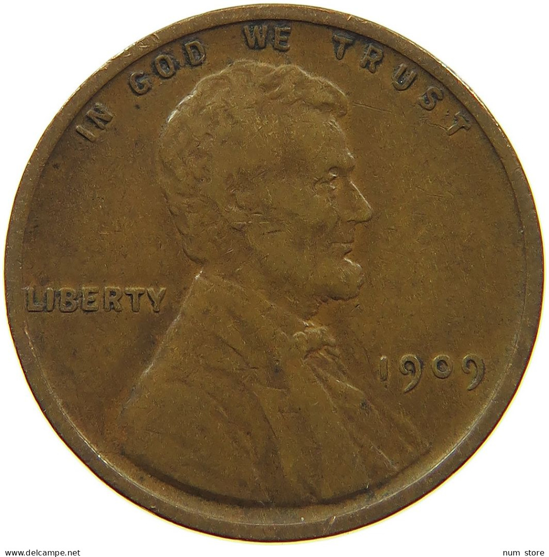 UNITED STATES OF AMERICA CENT 1909 LINCOLN #s083 0561 - 1909-1958: Lincoln, Wheat Ears Reverse