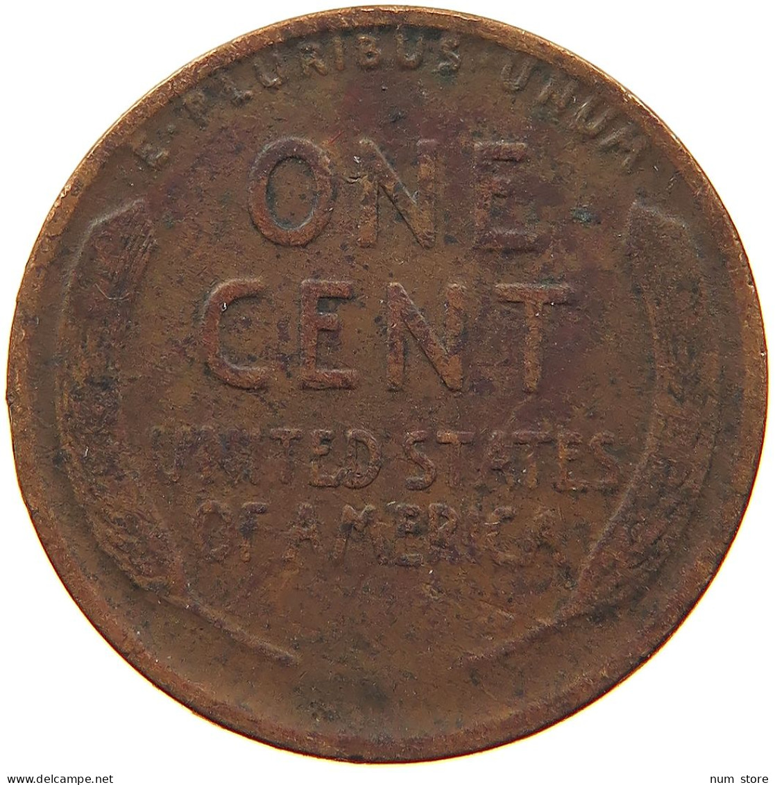 UNITED STATES OF AMERICA CENT 1915 D LINCOLN #s081 0047 - 1909-1958: Lincoln, Wheat Ears Reverse