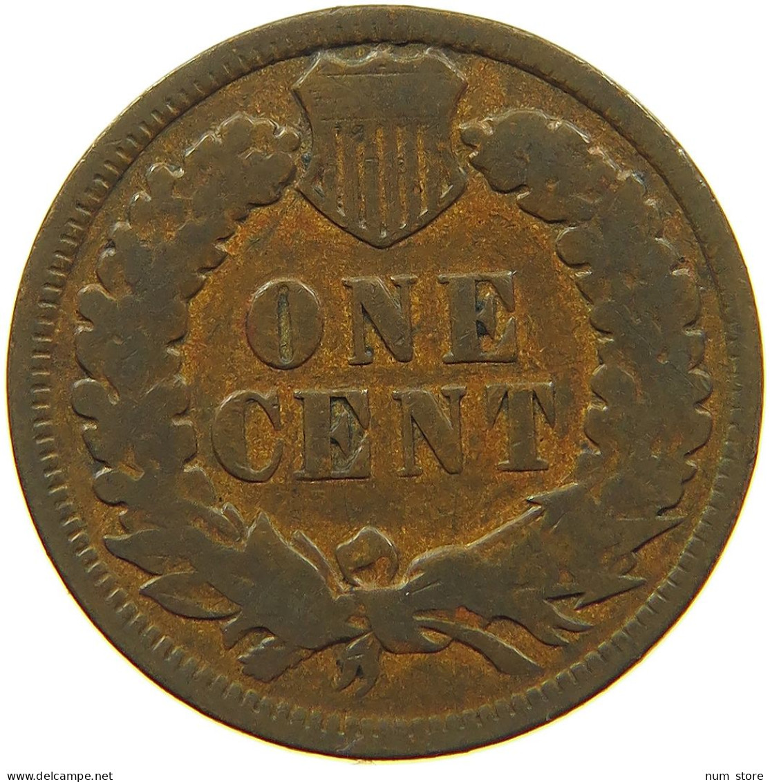 UNITED STATES OF AMERICA CENT 1898 INDIAN #s083 0579 - 1859-1909: Indian Head